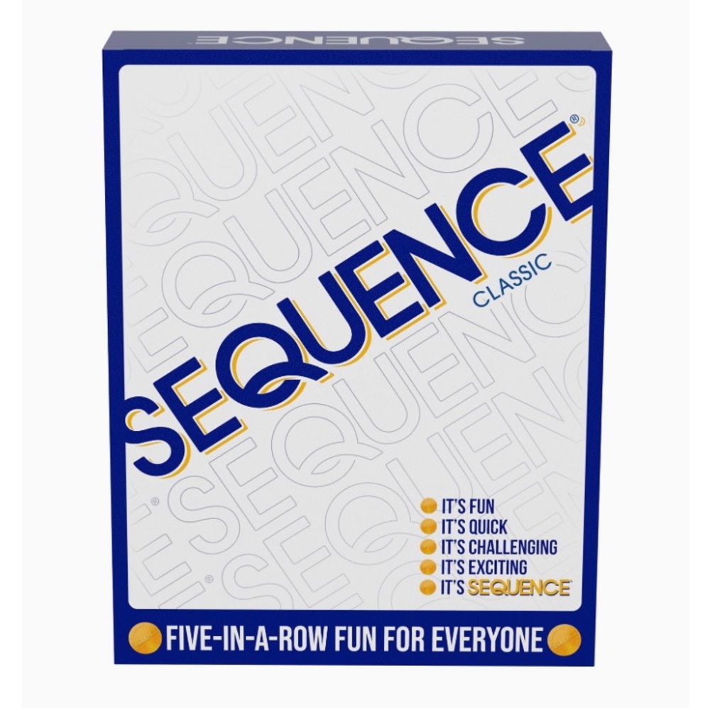 SEALED Jax Sequence - Original Sequence Game with Folding Board, Cards and Chips